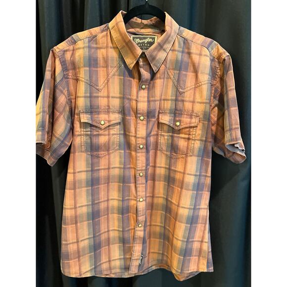 Wrangler Retro Pearl snap shirt L - Picture 1 of 4